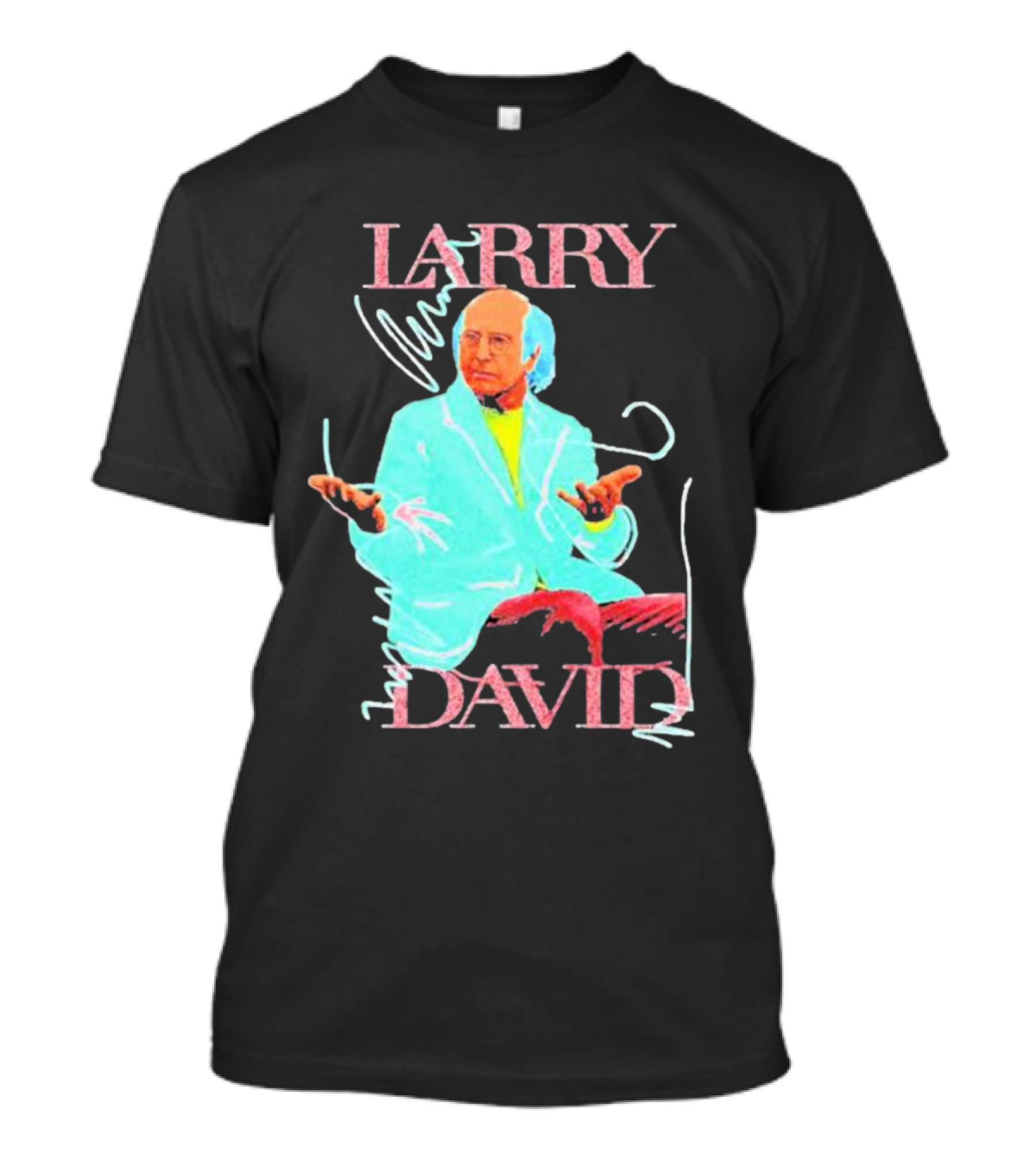 Larry David Pretty Good Retro Vibe Pastel T-Shirt