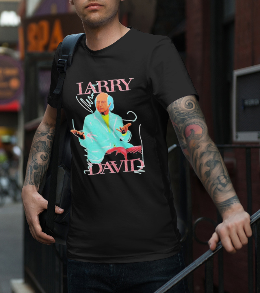 Larry David Pretty Good Retro Vibe Pastel T-Shirt