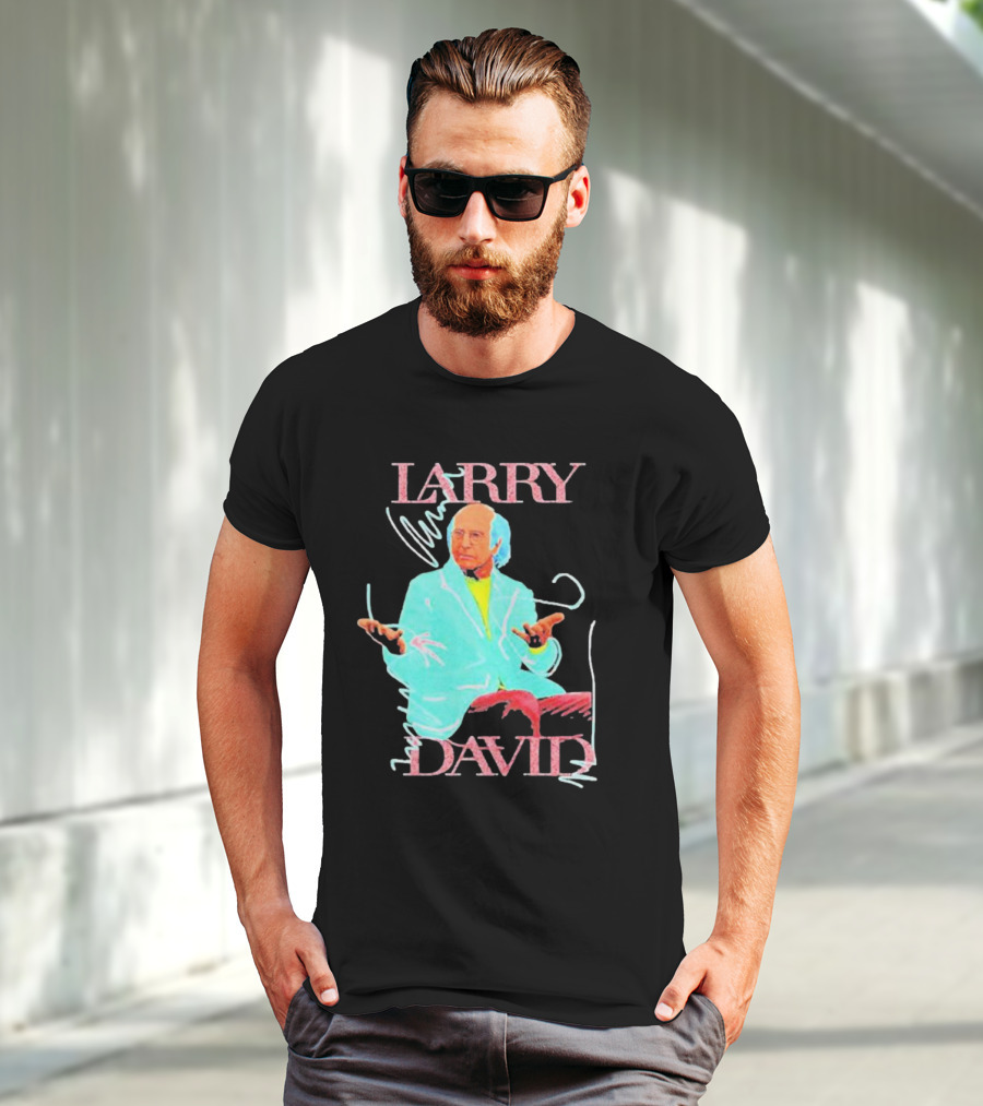 Larry David Pretty Good Retro Vibe Pastel T-Shirt