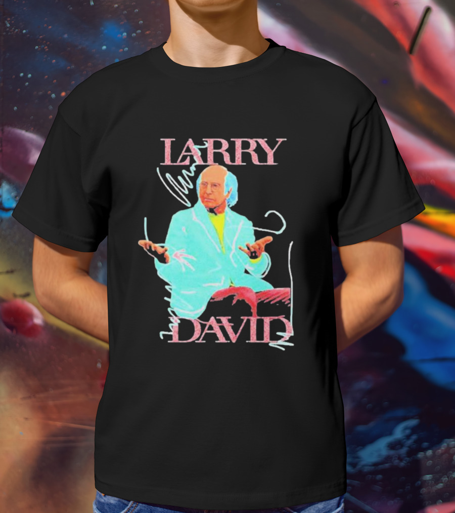Larry David Pretty Good Retro Vibe Pastel T-Shirt