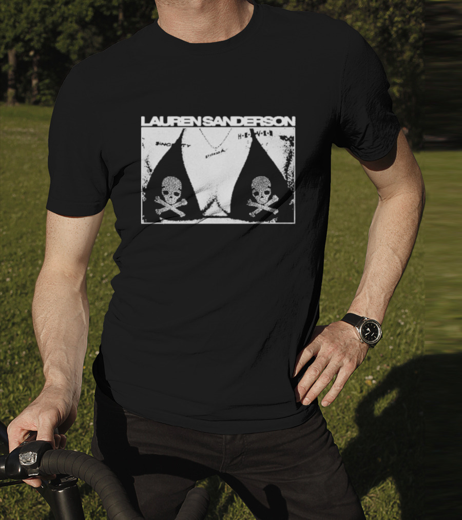 LAUREN SANDERSON SINCERITY SKULL BOOB HELL YEAH T-Shirt