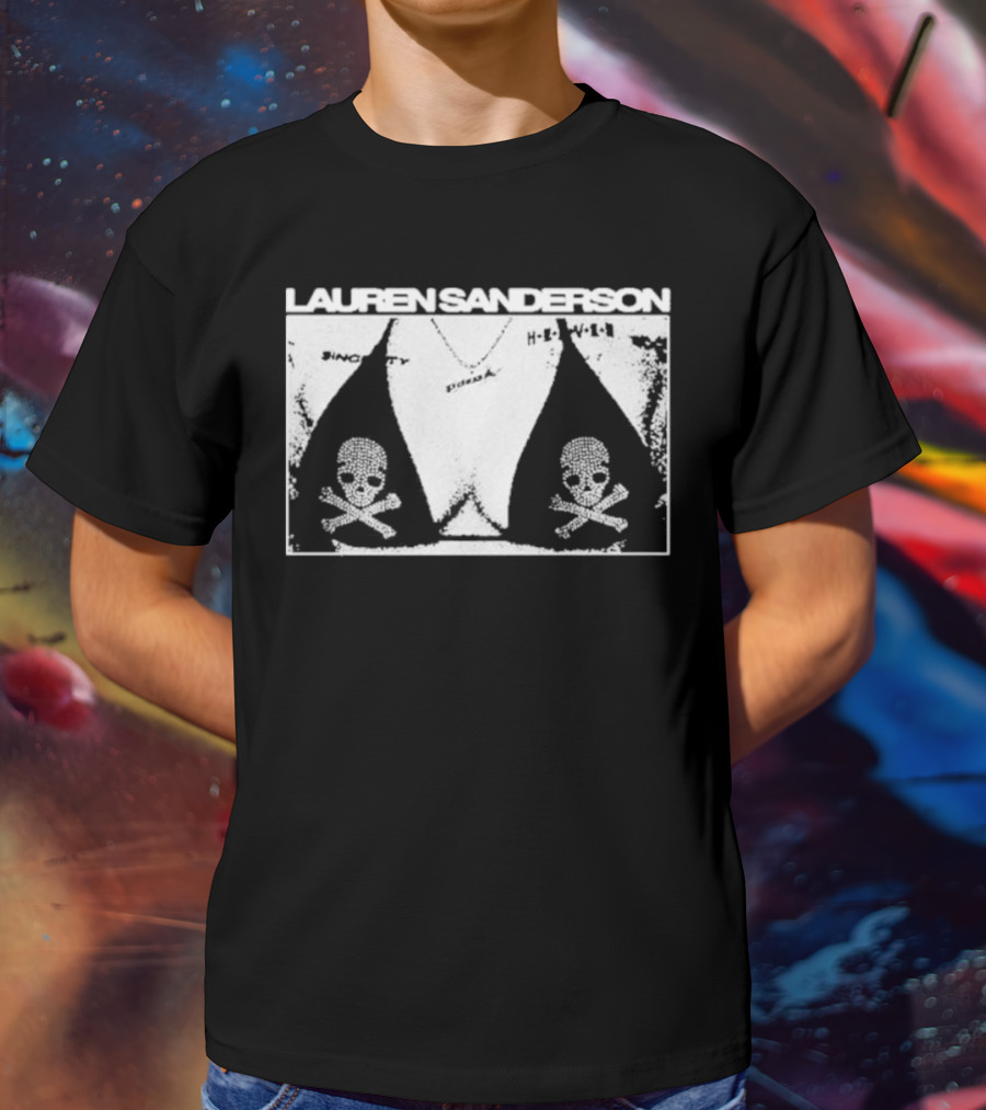 LAUREN SANDERSON SINCERITY SKULL BOOB HELL YEAH T-Shirt