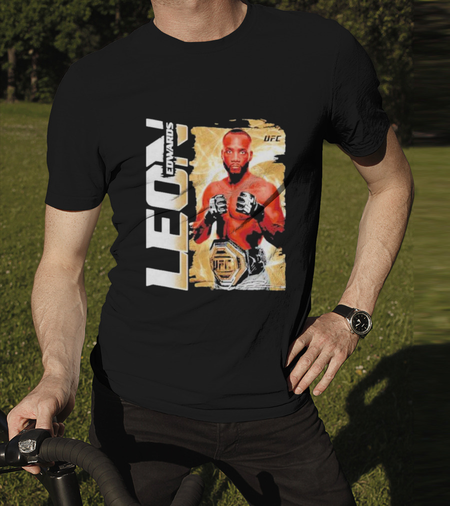 LEON EDWARDS UFC Champion Pose T-Shirt