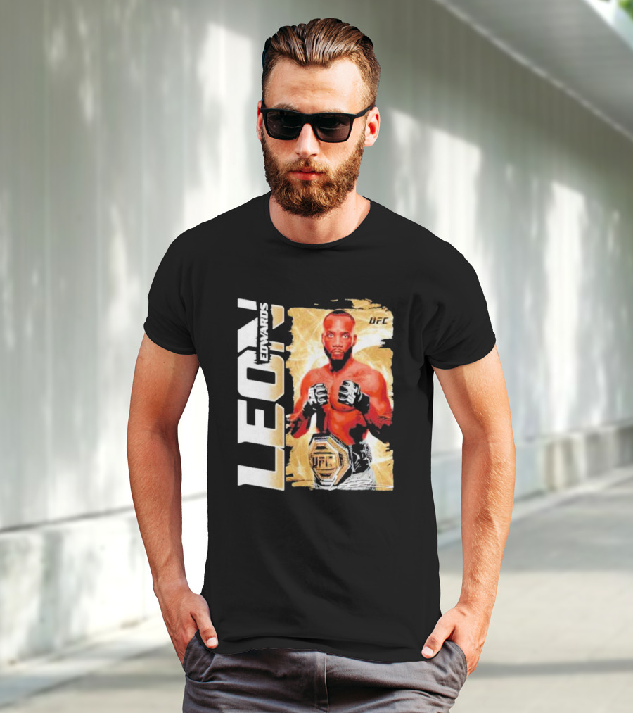 LEON EDWARDS UFC Champion Pose T-Shirt