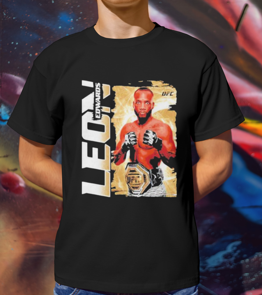 LEON EDWARDS UFC Champion Pose T-Shirt
