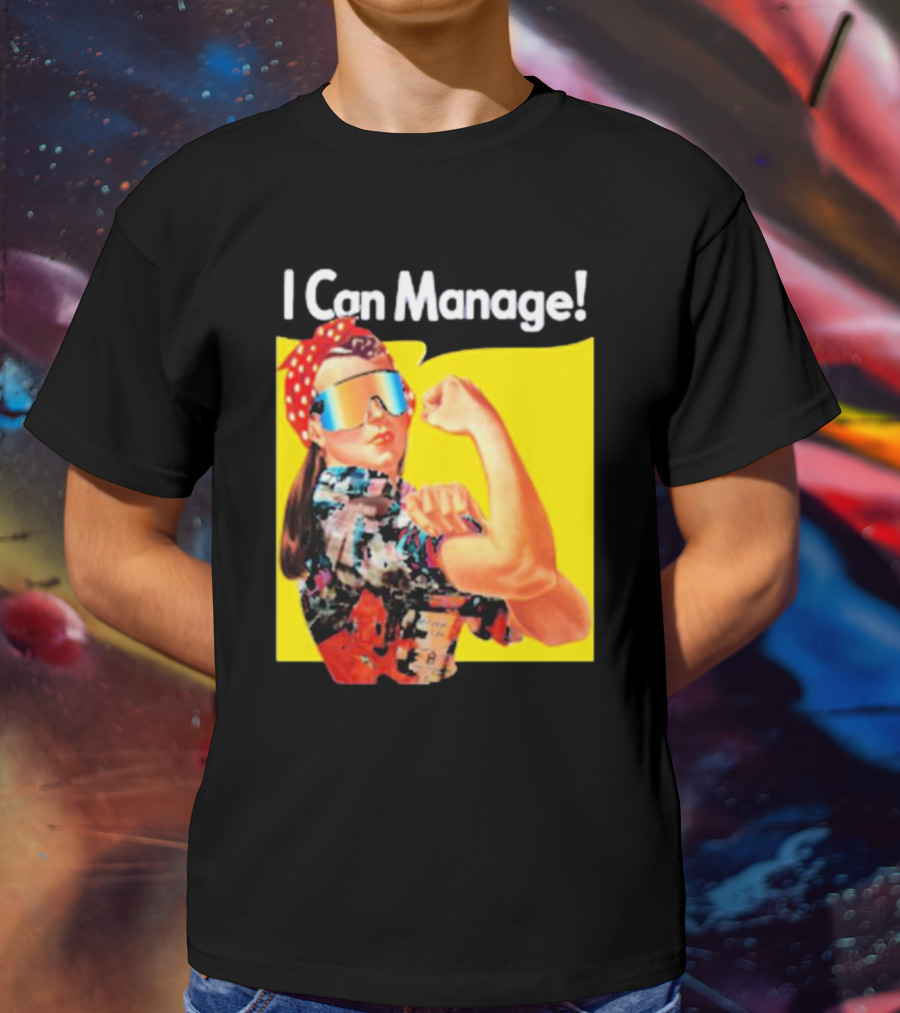 Local Dude Real Logan Ross I Can Manage Retro Iconic Concept T-Shirt