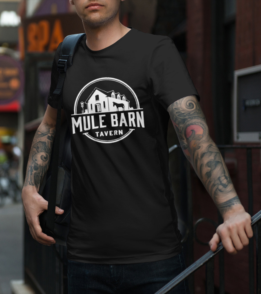 Mule Barn Tavern House And Mule T-Shirt
