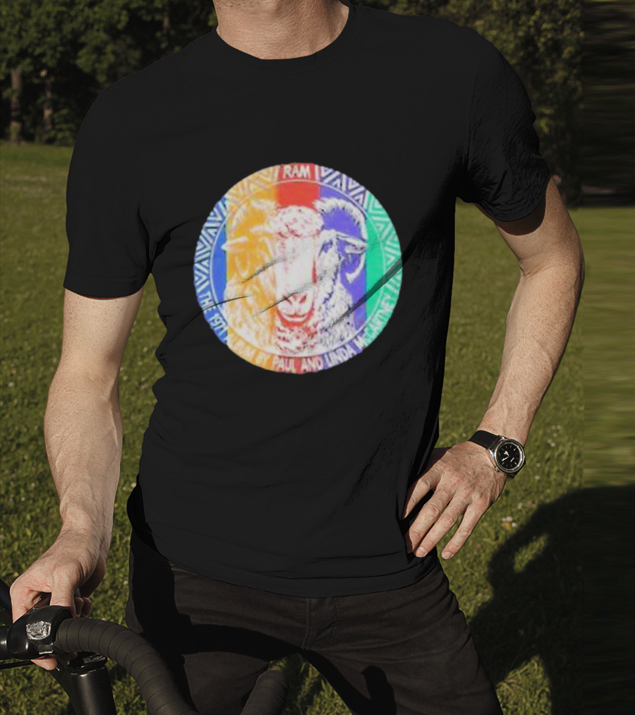 Ram The 1971 Album By Paul And Linda McCartney Multicolor T-Shirt