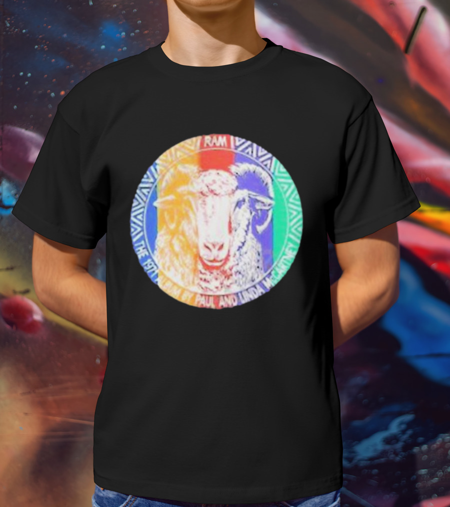 Ram The 1971 Album By Paul And Linda McCartney Multicolor T-Shirt