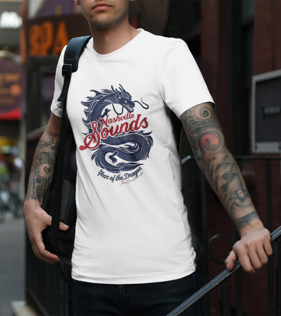 Nashville Sounds Year Of The Dragon Tom Bancroft T-Shirt