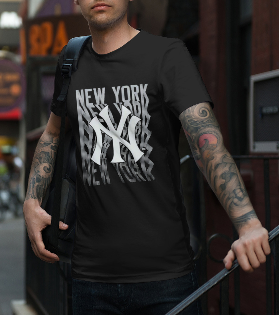 New York Yankees Youth Curveball Stripe T-Shirt