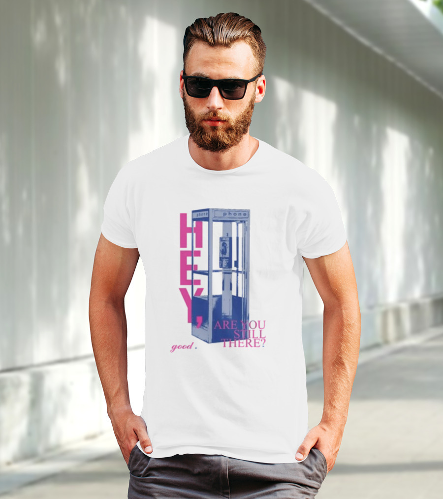 Niki Backburner Hey Are You Still There Good Phone Booth Retro T-Shirt