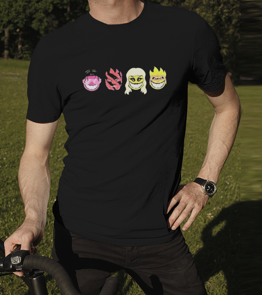 Offtherope Noon EST Grinning Icon Faces T-Shirt