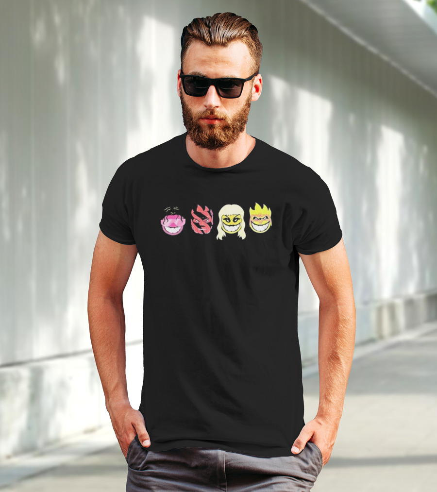 Offtherope Noon EST Grinning Icon Faces T-Shirt