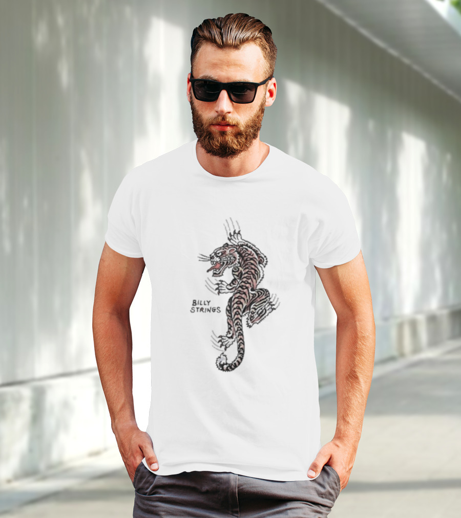 Billy Strings Old Gold Tiger Winter T-Shirt
