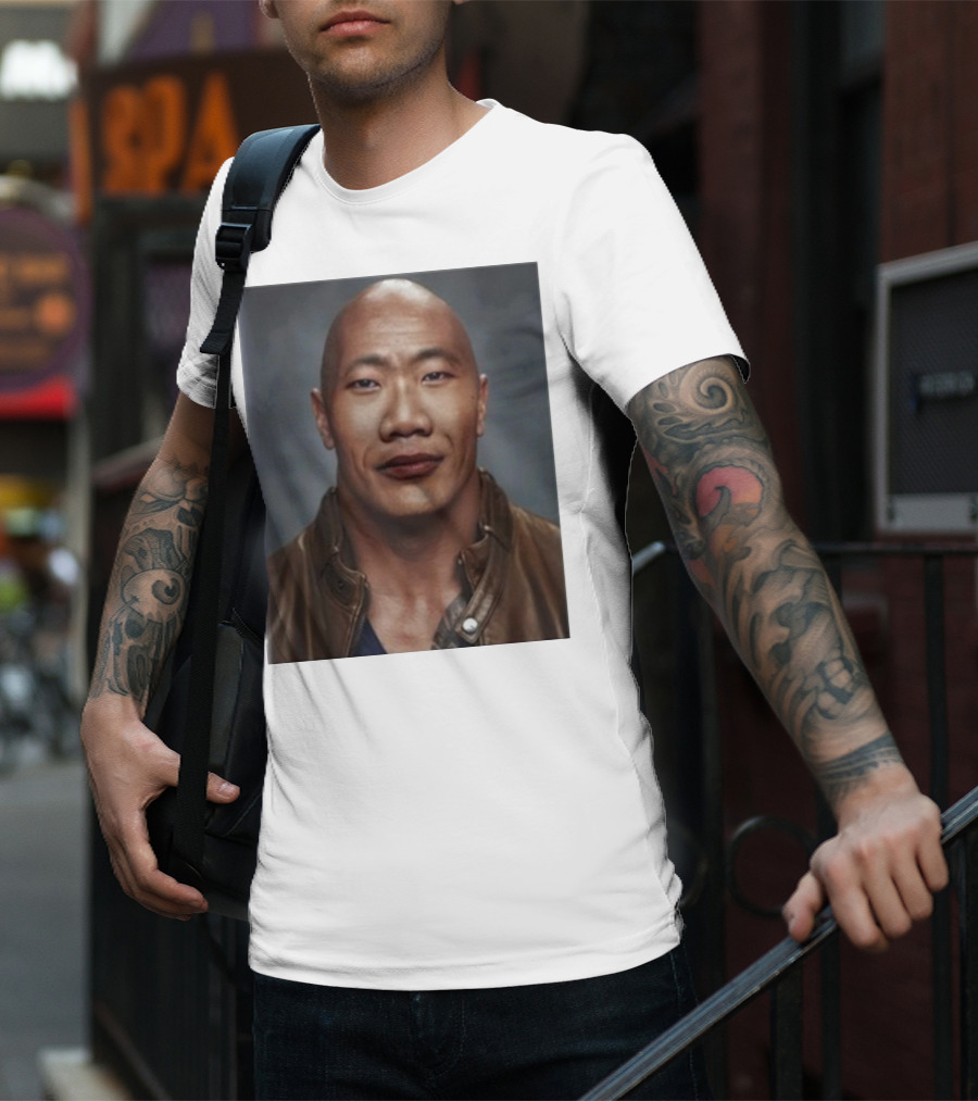 Dwayne The Wok Johnson Meme Face Mashup T-Shirt