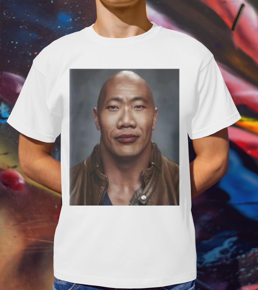 Dwayne The Wok Johnson Meme Face Mashup T-Shirt