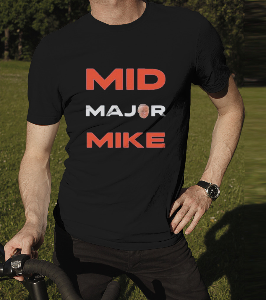 Mid Major Mike Sports Humor Face T-Shirt