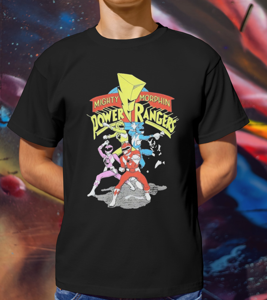 Mighty Morphin Power Rangers Classic Team T-Shirt