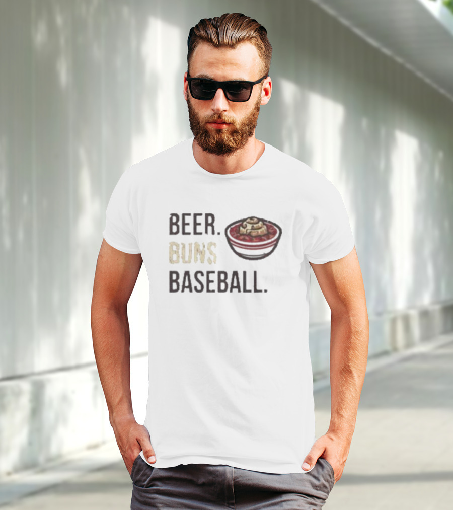 Minnesota Twins Beer Buns Baseball Fan T-Shirt