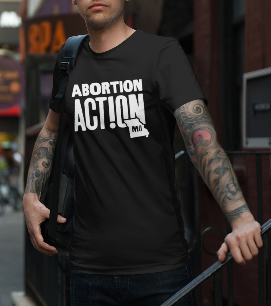 Missouri Abortion Action MO Icon Bold Protest T-Shirt