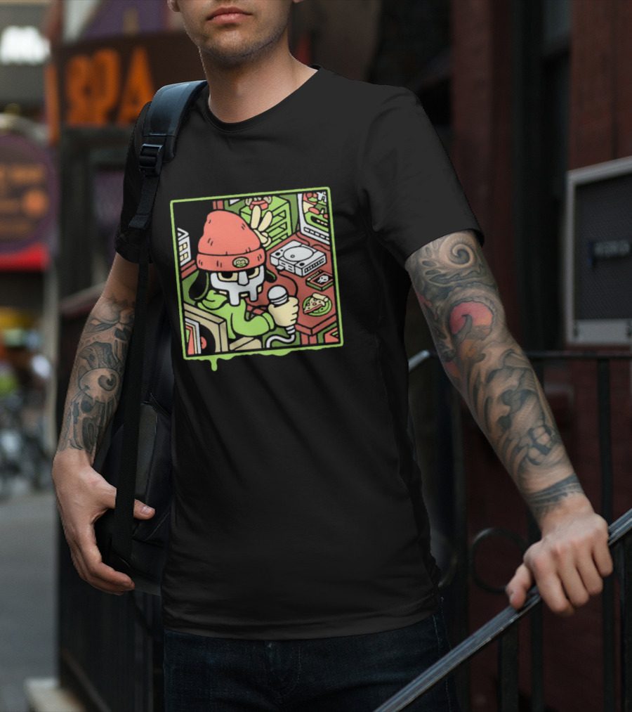 Mm Gotta Believe Dj Pizza Skull Microphone T-Shirt