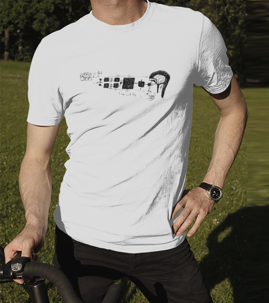 Morgaan 9 Hour Work Day Abstract Clock Face T-Shirt