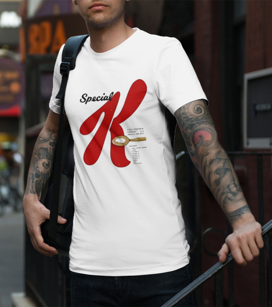 Special K High Protein Cereal Ketapoloclub Spoon T-Shirt