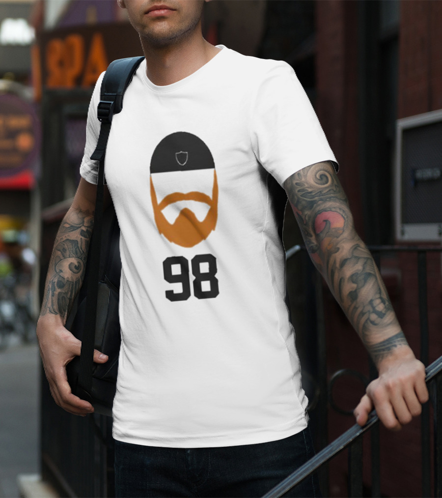 Klever Madd Maxx 98 Beard Orange Shield T-Shirt