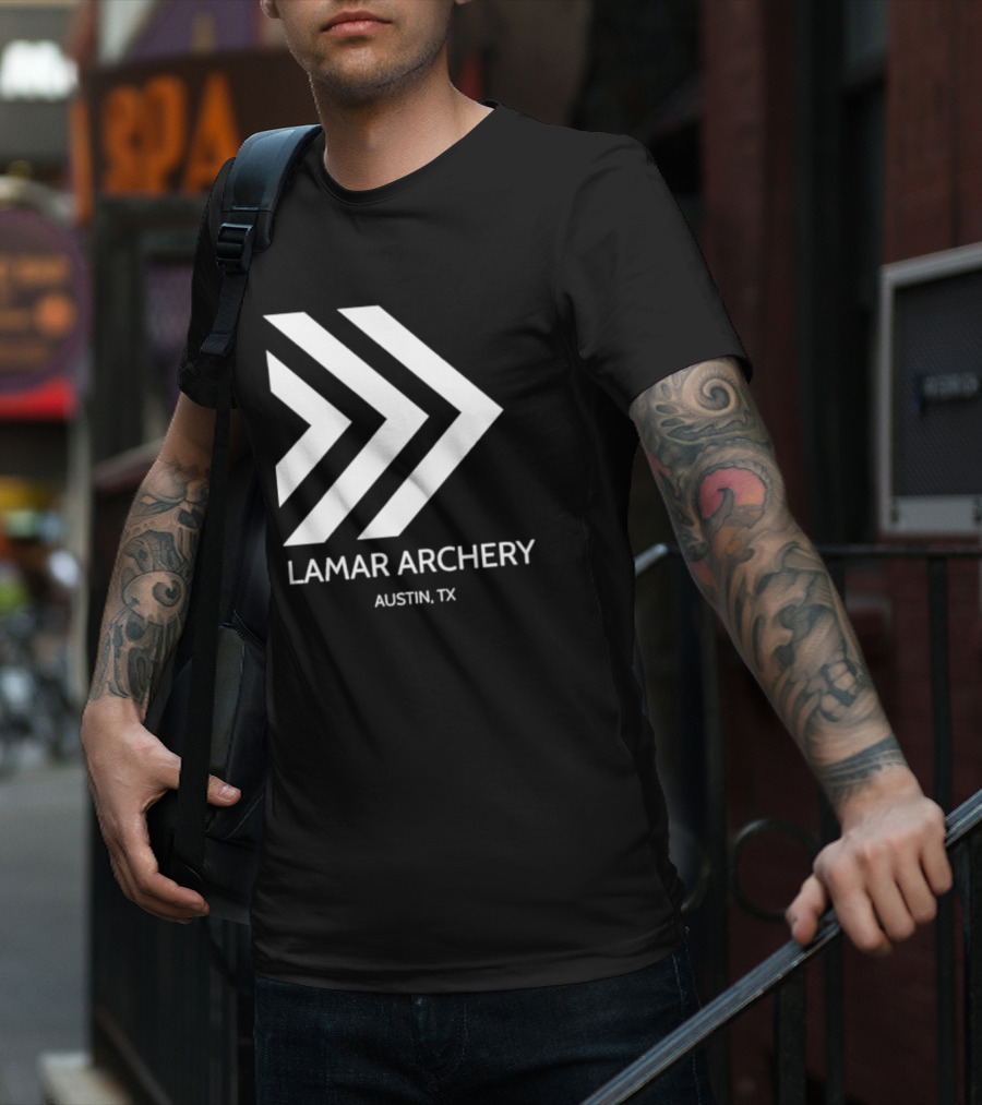 Lamar Archery Austin TX Arrow T-Shirt