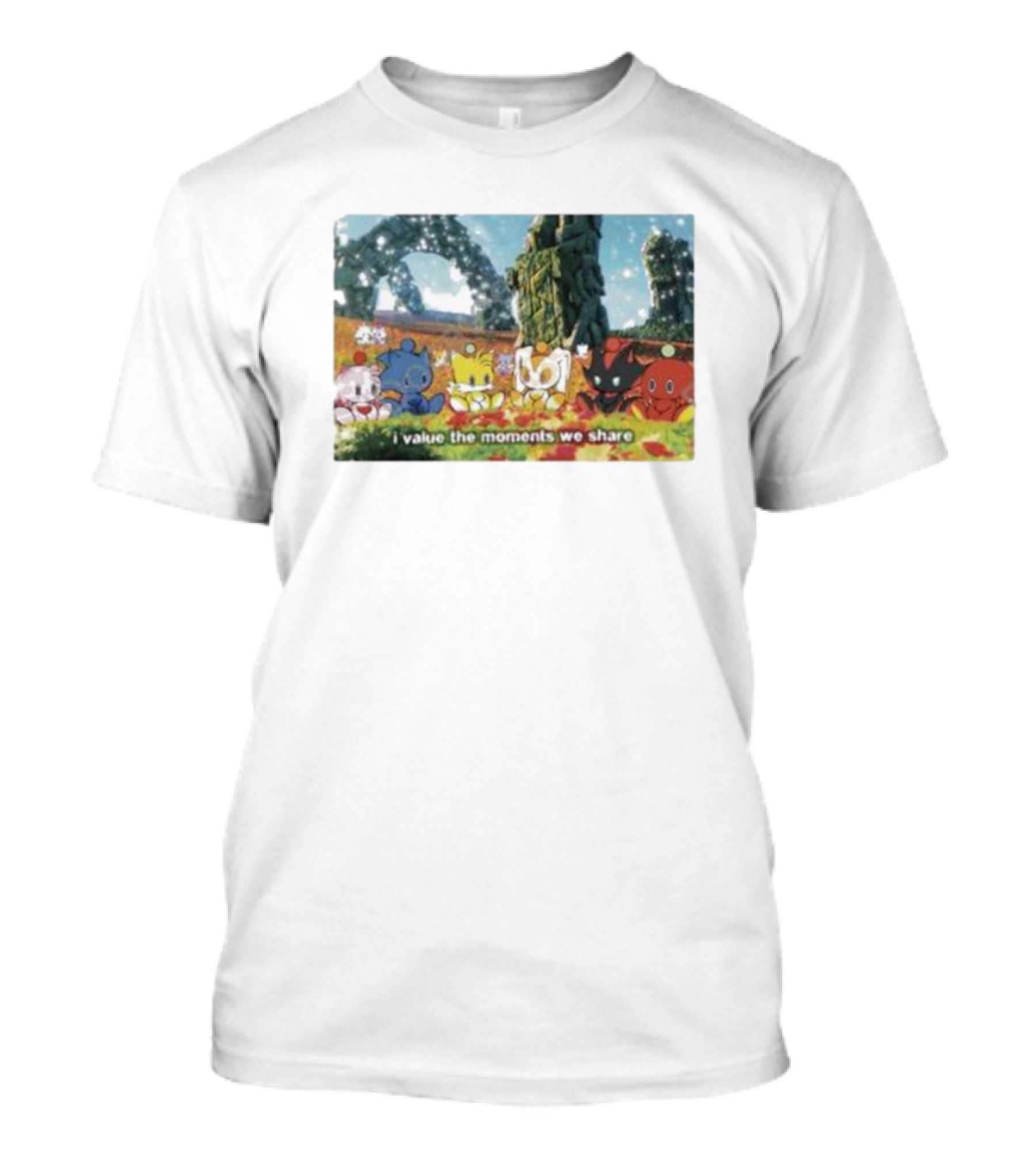 Mamono World All Character Chao I Value The Moments We Share T-Shirt