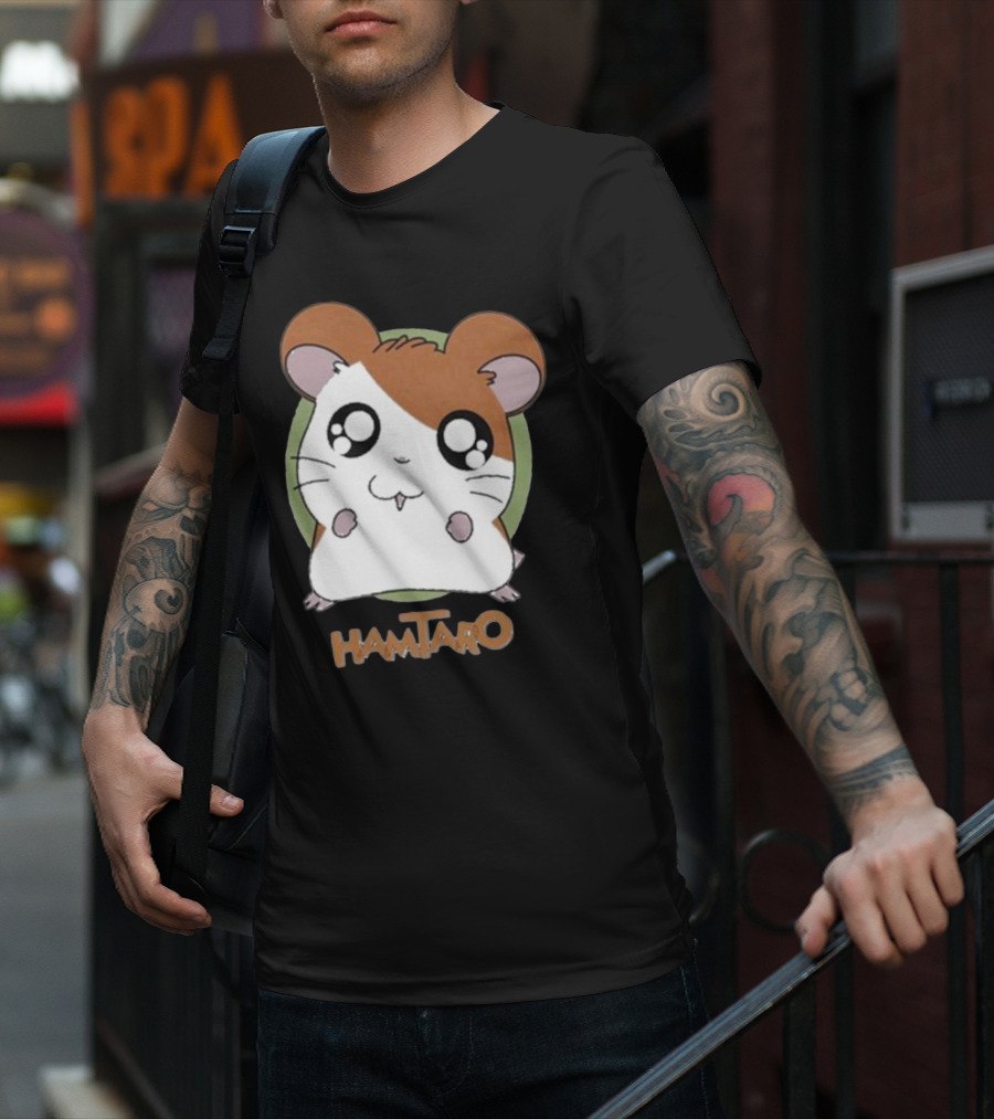 Mamono World Hamtaro Goataro Cute Hamster Friend T-Shirt