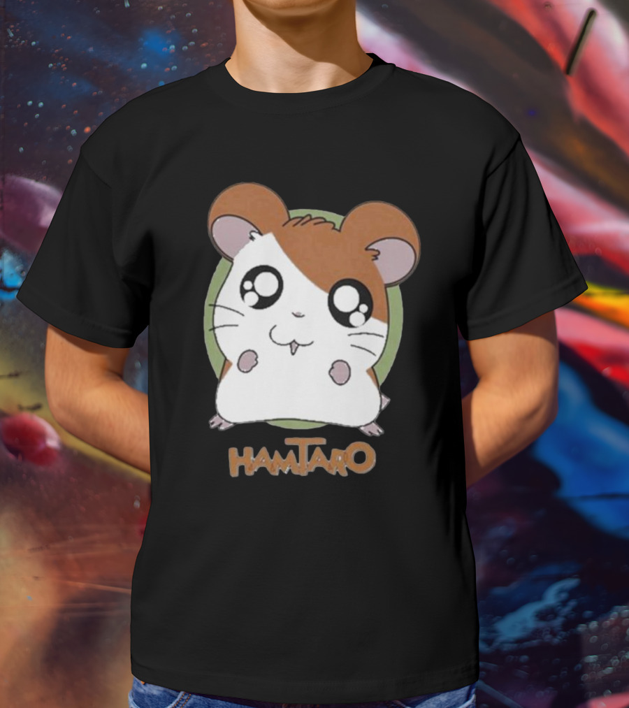 Mamono World Hamtaro Goataro Cute Hamster Friend T-Shirt