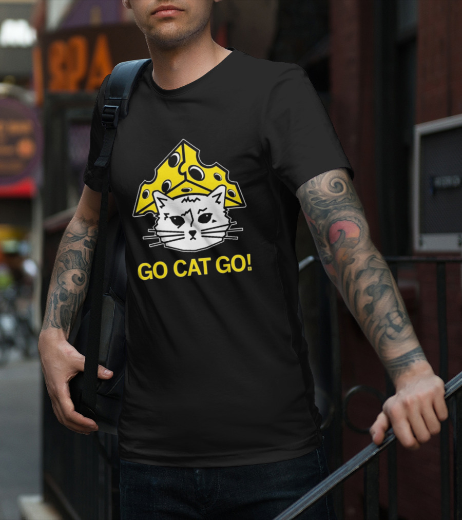 Raygun Cheesehead Go Cat Go T-Shirt
