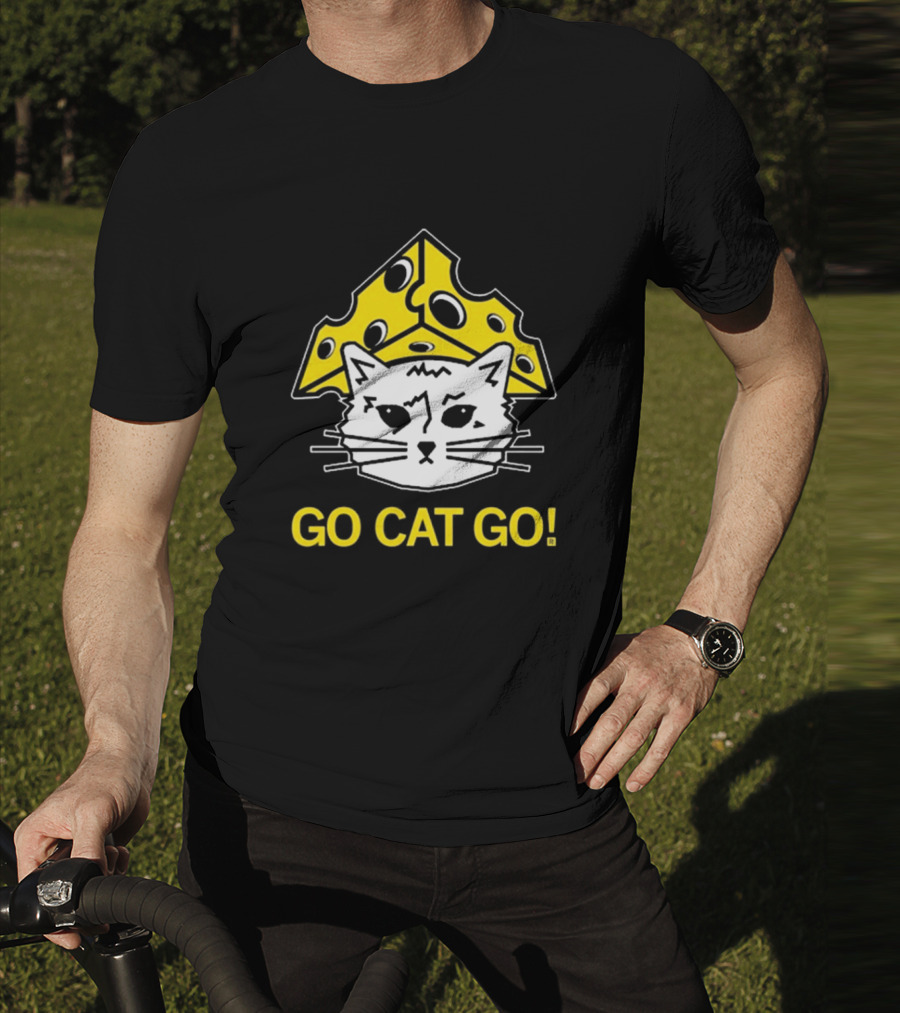 Raygun Cheesehead Go Cat Go T-Shirt