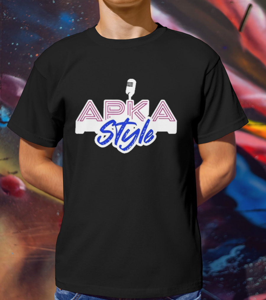 Apka Style Microphone Angaar Round T-Shirt