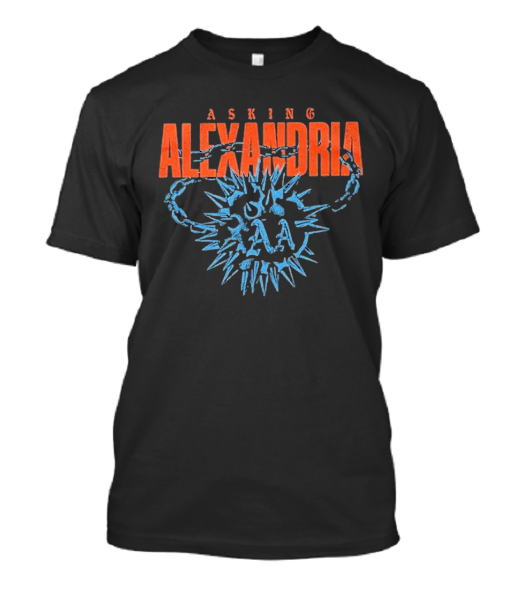 ASKING ALEXANDRIA BLUE FLAIL AND CHAIN T-Shirt