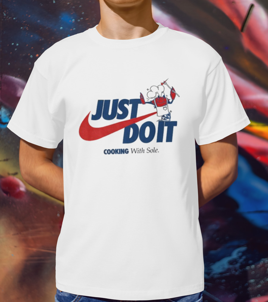JUST DO IT Cooking With Sole Chef Swoosh T-Shirt