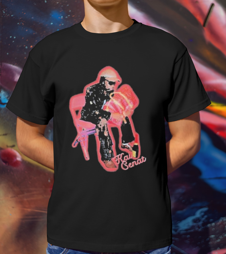 Kai Cenat Neon Style Artistic Pose T-Shirt
