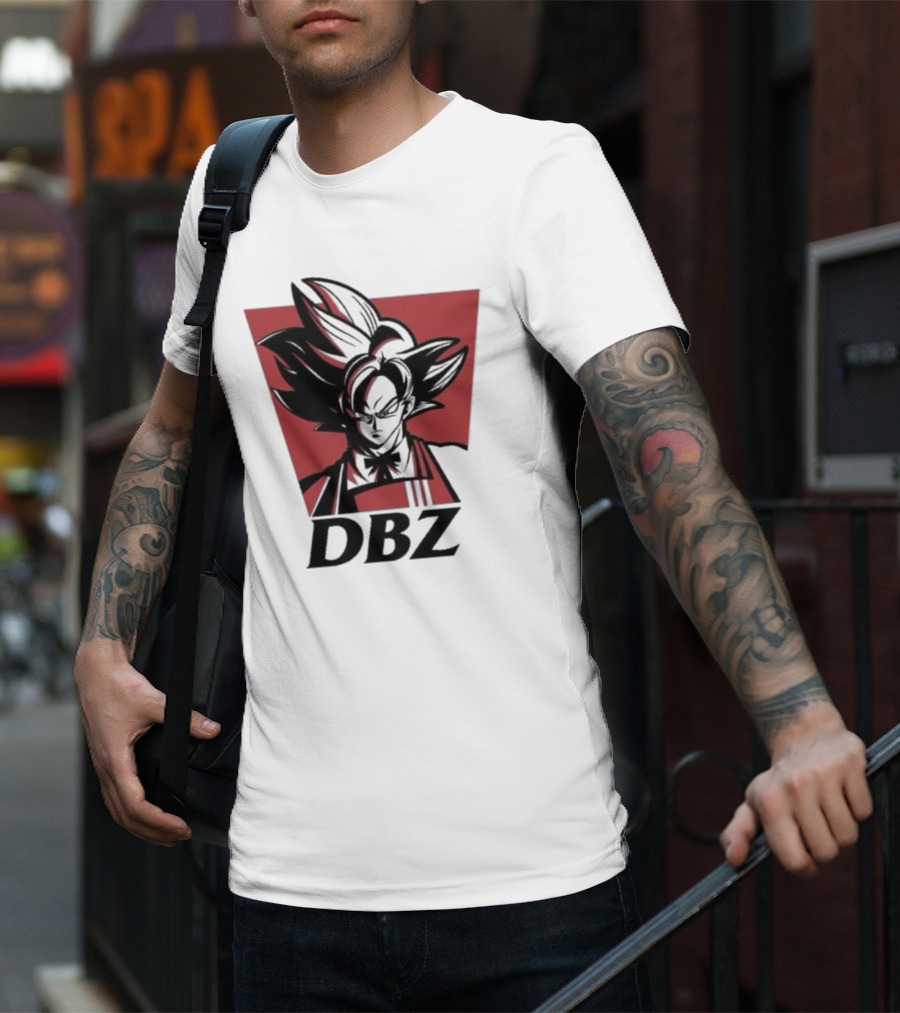 DBZ Kakarot Fried Chicken KFC Fusion T-Shirt