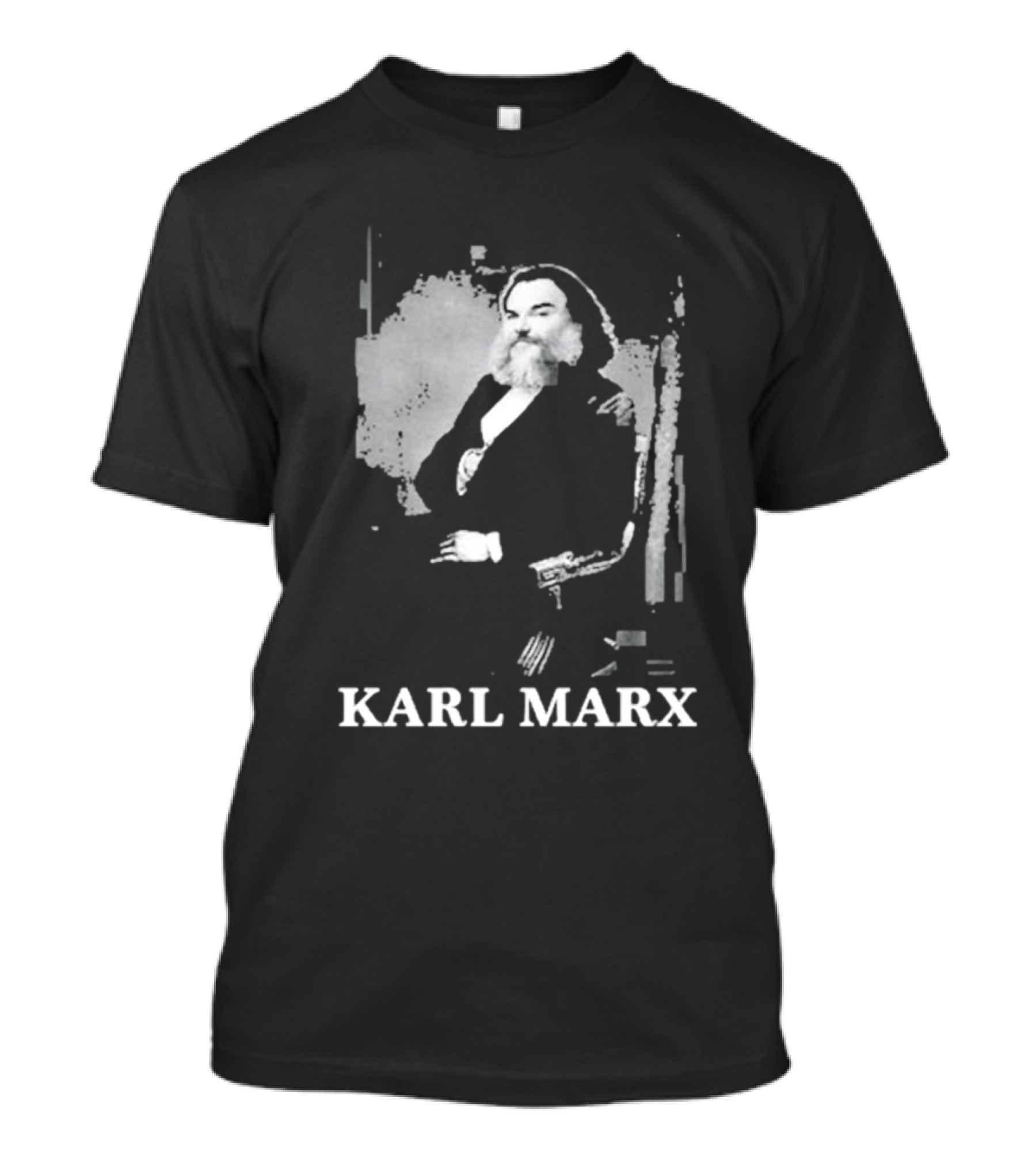 Karl Marx Jack Black Mashup T-Shirt