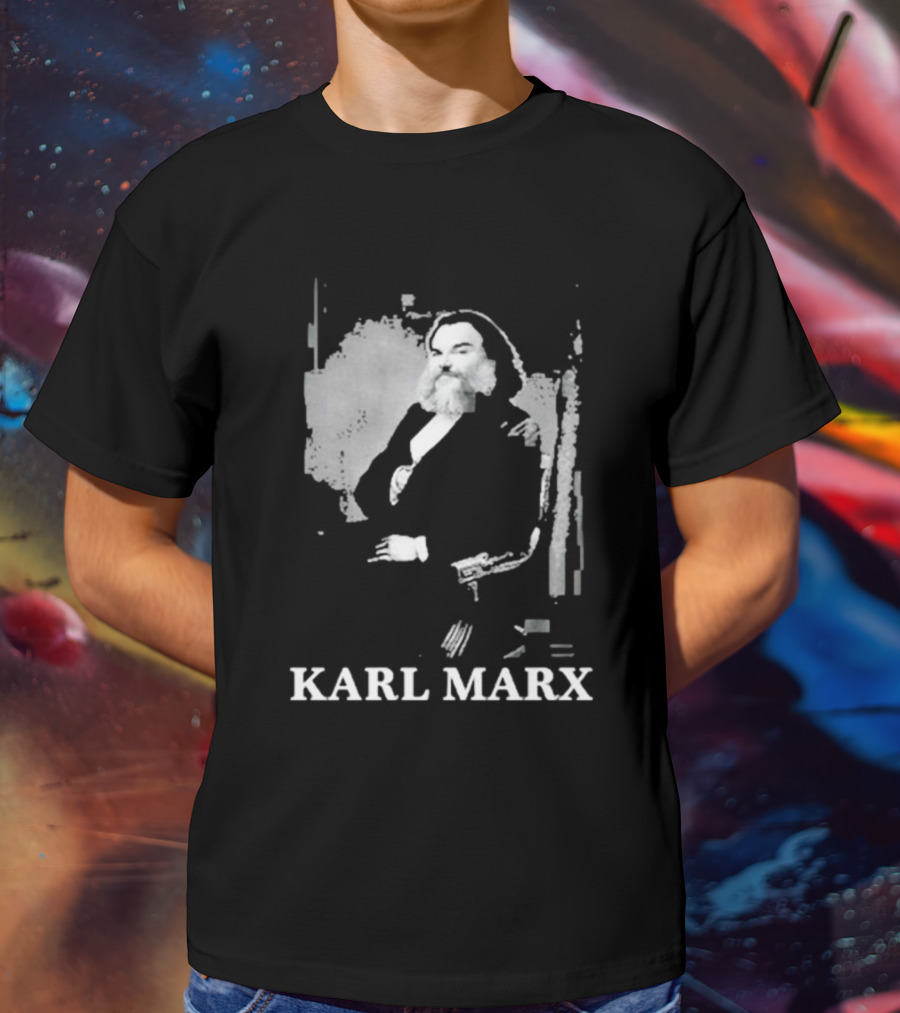 Karl Marx Jack Black Mashup T-Shirt