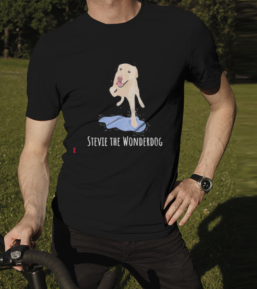 Stevie The Wonderdog Joyful Jump Over Water T-Shirt