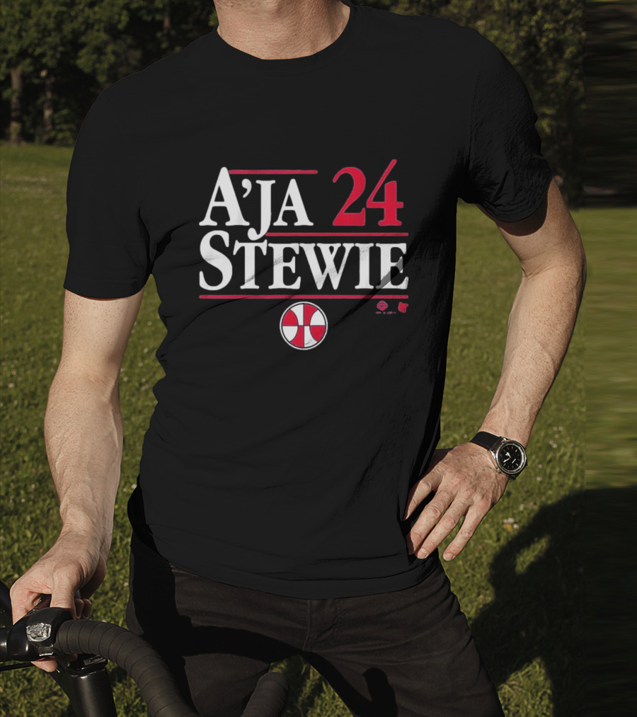 A’ja Stewie 24 Basketball Team Iconic Duo T-Shirt
