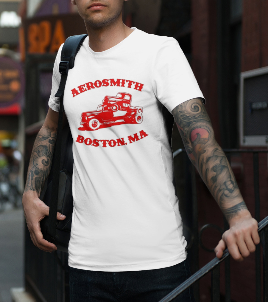 Aerosmith Boston MA Pump T-Shirt