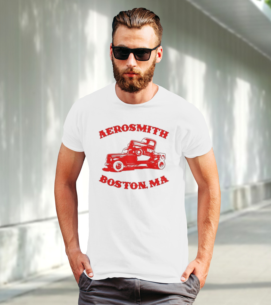 Aerosmith Boston MA Pump T-Shirt
