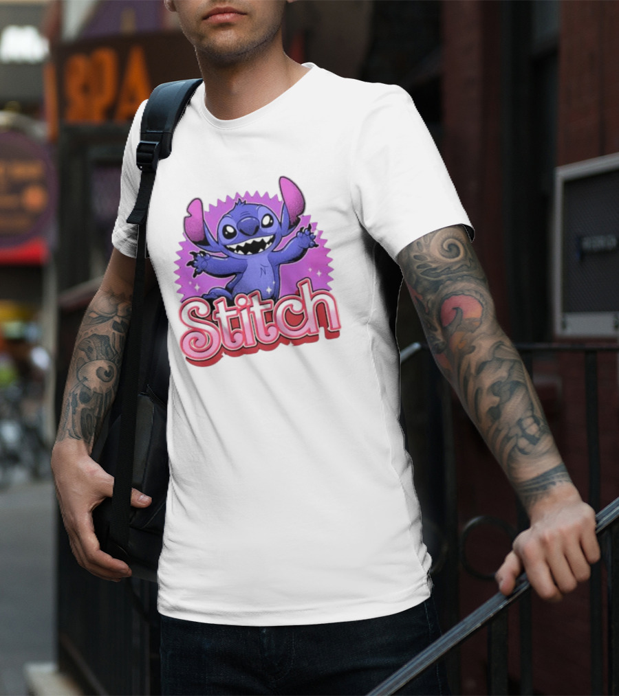 Stitch Alien Experiment 22 Fun Purple T-Shirt