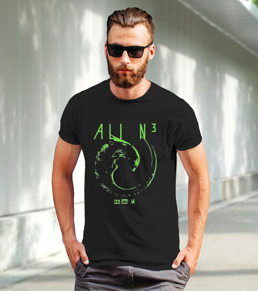 ALI N³ Green Creature Circle Iconic By Cope T-Shirt
