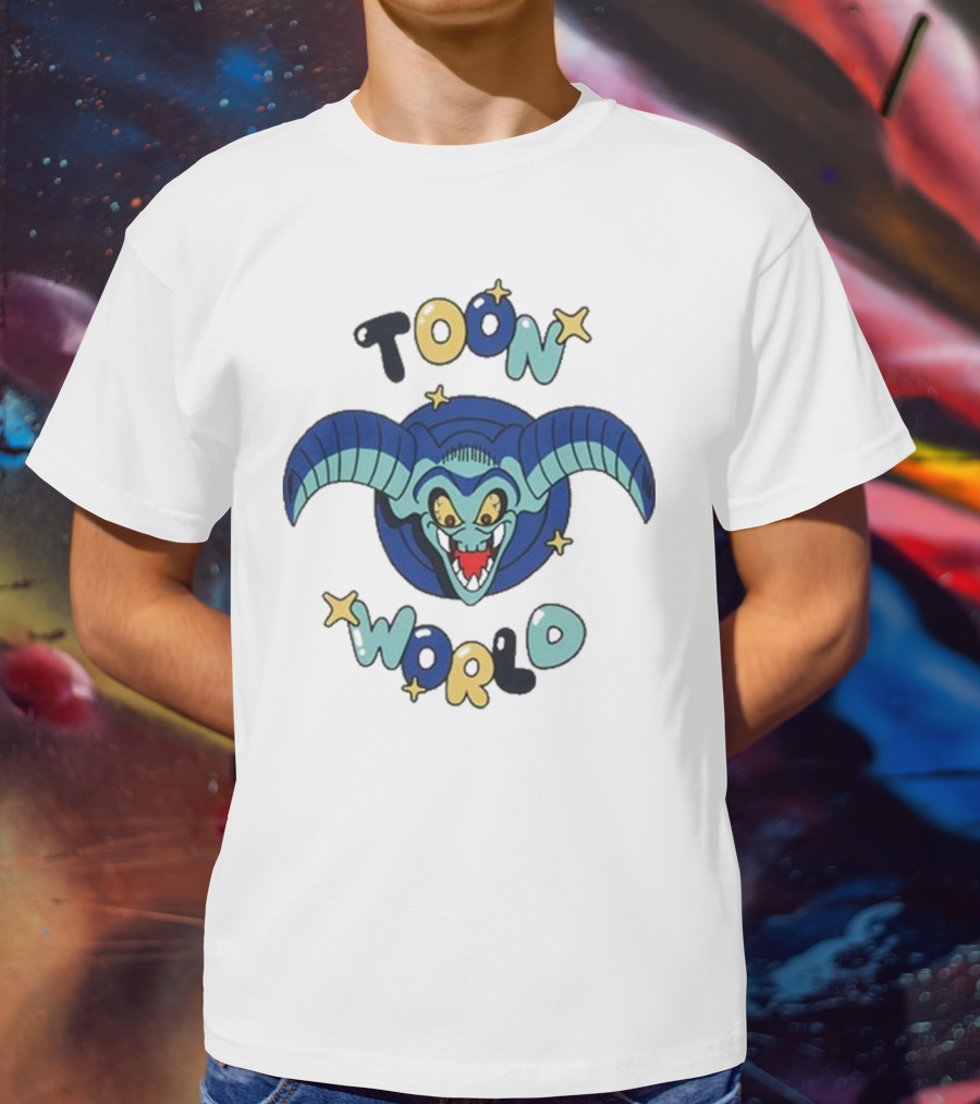 Hypland Yu-Gi-Oh Toon World With Blue Toon Monster Elements T-Shirt