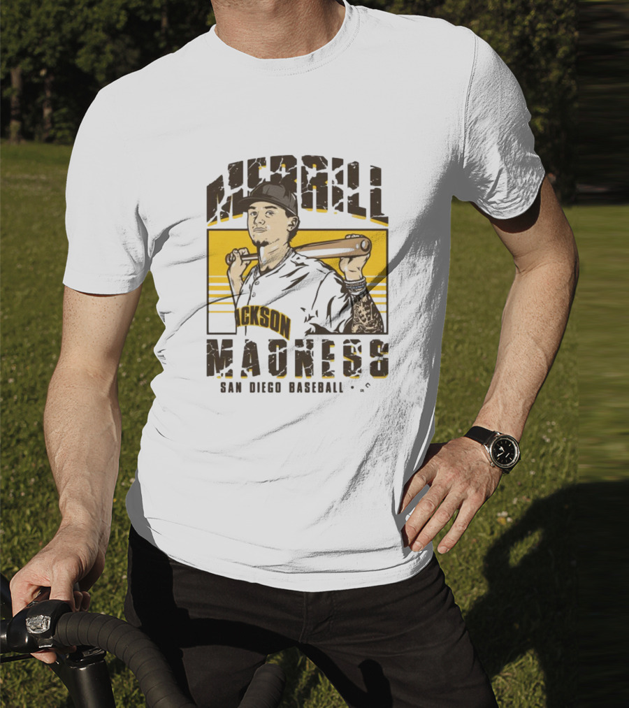 Jackson Merrill Madness San Diego Baseball T-Shirt